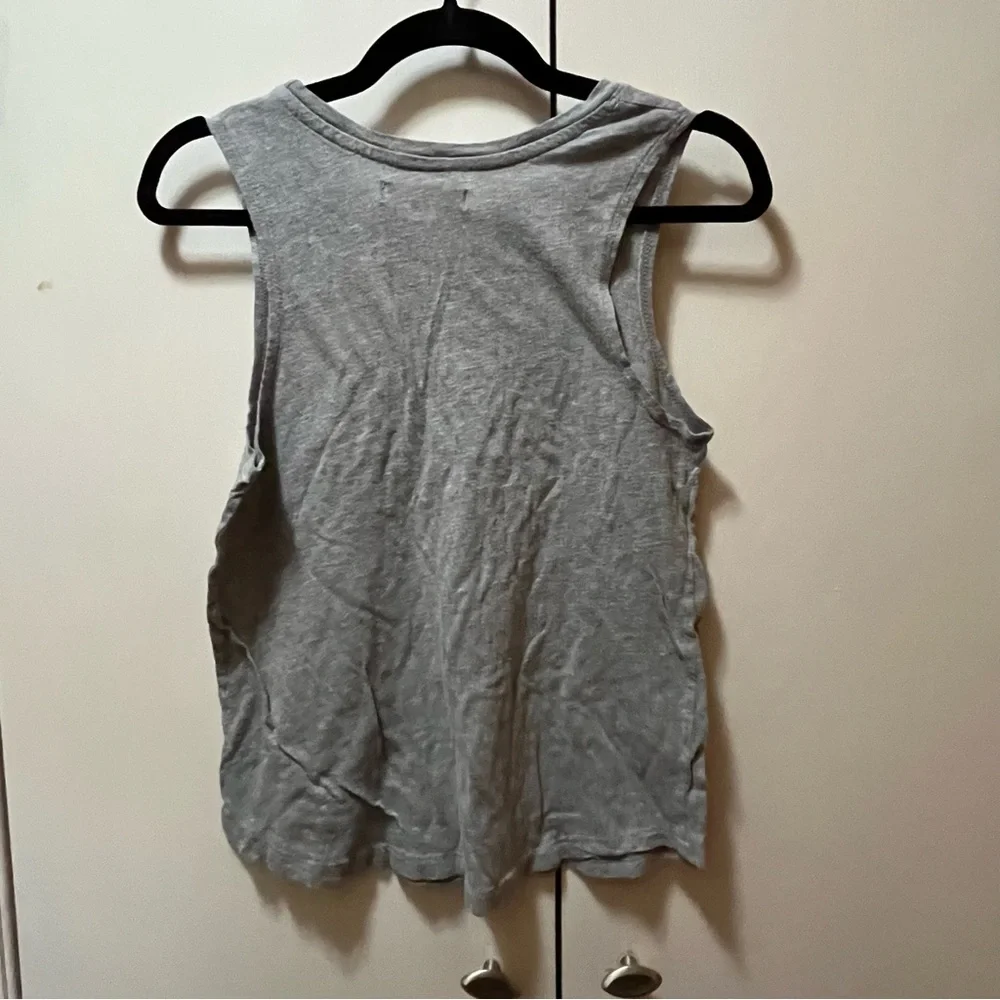 Spiritual Gangster Heather Gray Sleeveless Tee - Picture 4 of 4